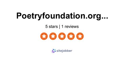 Poetry Foundation Reviews 1 Review Of Sitejabber