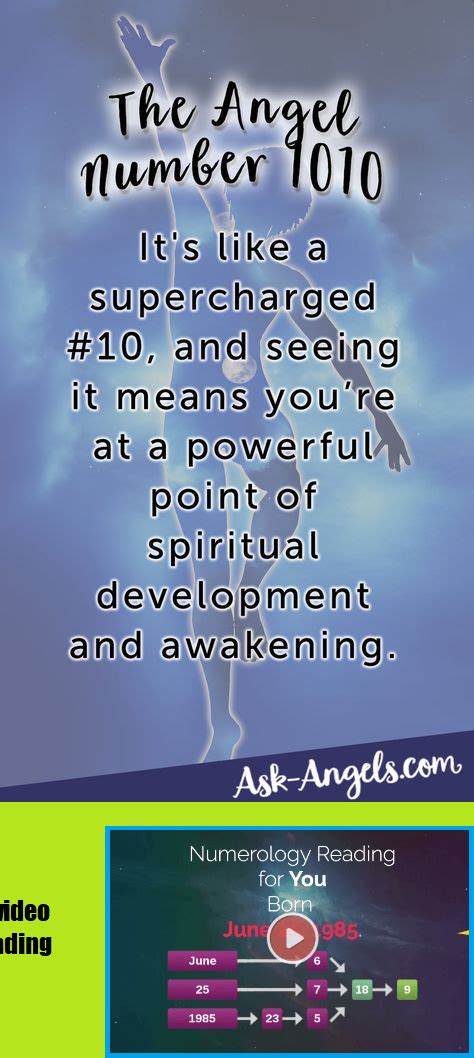 When you resonate with this angel number spiritually, the meaning of 1010 takes on a more specific tone directed at something within your spiritual journey. The Angel Number 1010 ~ It's like a supercharged #10, and ...
