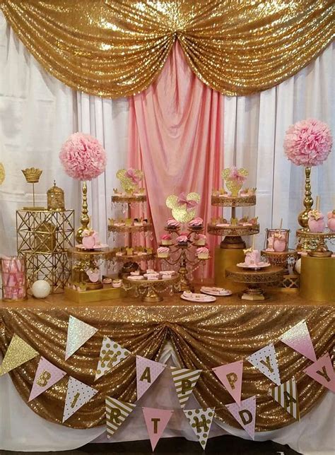 Hello guys i know as a mom of two we always want to make something especial for our little one but at the same time we don't want to spend a lot of money on. Pink and Gold Minnie Mouse Celebration Birthday Party ...