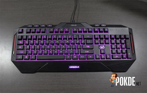 Asus Cerberus Gaming Keyboard Review — Spill Resistant With Led