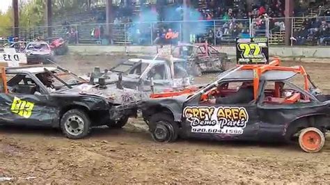 Fall Brawl Wild Compact Demolition Derby 2015 Youtube