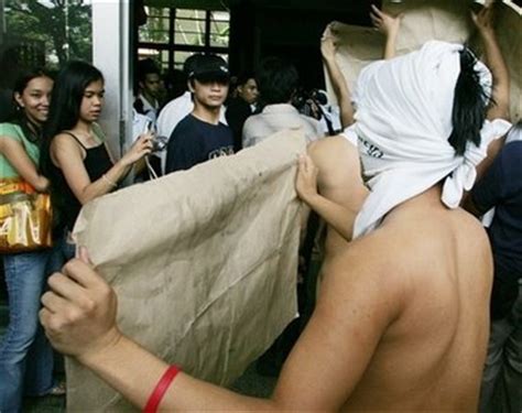 Performing Males Not The Oblation Run But The Students Are Still Naked