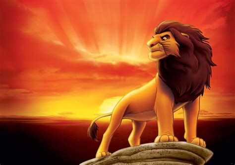 Disney Lion King Sunrise Wall Paper Mural Buy At Europosters