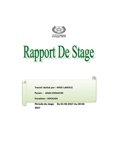 Rapport De Stage Réseaux Informatiques Pdf Wi Fi Rayon Géométrie