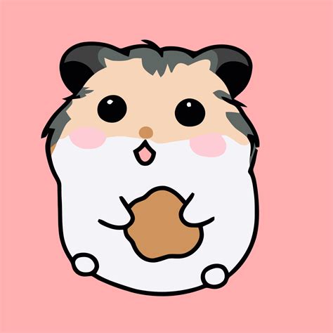 Illustration De Hamster Mignon Hamster Kawaii Chibi Style De Dessin
