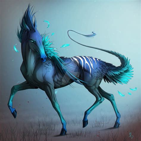 Fantasy Horses Fantasy Beasts Fantasy Art Mythical Creatures Art