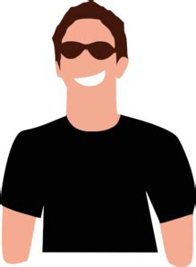 Man In Sunglasses Clip Art At Clker Com Vector Clip Art Online Royalty Free Public Domain
