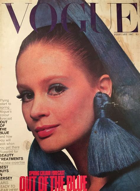 477. February, 1967 - 1159 British Vogue Covers - History of Fashion (Images)