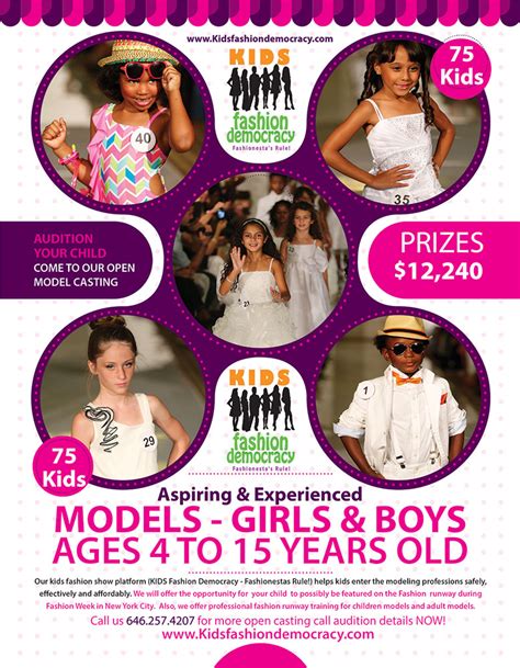 Kids Fashion Show Flyer