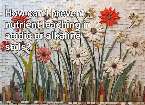 How Can I Prevent Nutrient Leaching In Acidic Or Alkaline Soils