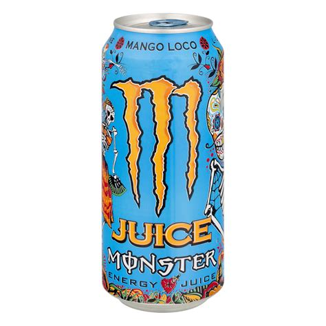 Juice Monster Mango Loco Energy Juice 16 Fl Oz