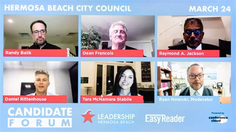 Hermosa Beach City Council Election Forum Five Candidates Questions Easy Reader News