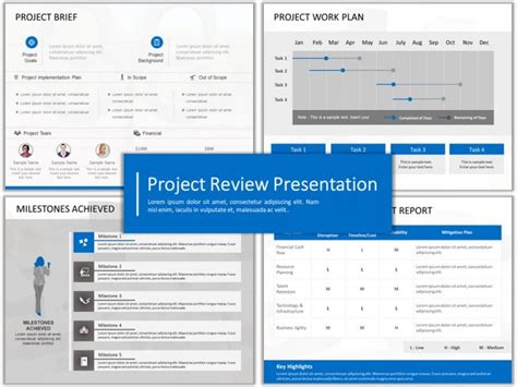 Free Project Status Powerpoint Templates Download From 171 Project