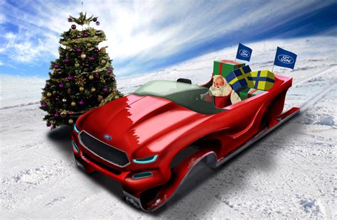 Santa Gets Ford Evos Inspired Sleigh Just In Time For Christmas