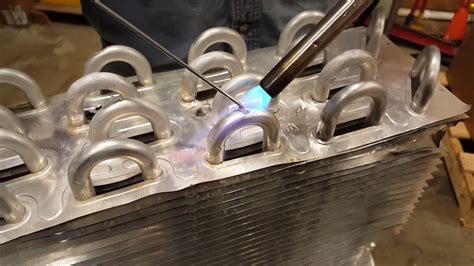 Aluminium Evaporator Coil Leak Repair Youtube