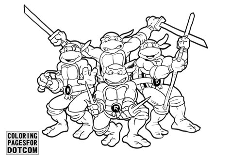 Teenage mutant ninja turtles coloring pages getcoloringpages. Ninja Turtle Printable Colouring Pages That are Clever ...