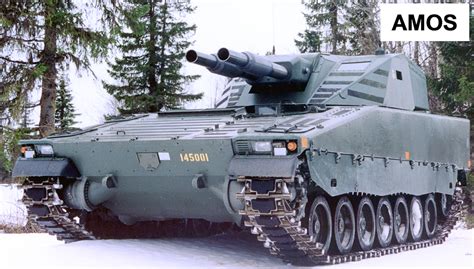 cv90 amos because a single 120mm gun is just not enough passed for consideration war