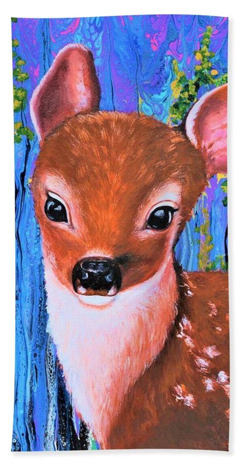 Baby Deer Beach Towel For Sale By Tanya Harr In 2020