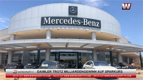 Daimler Trotz Milliardengewinn Auf Sparkurs YouTube