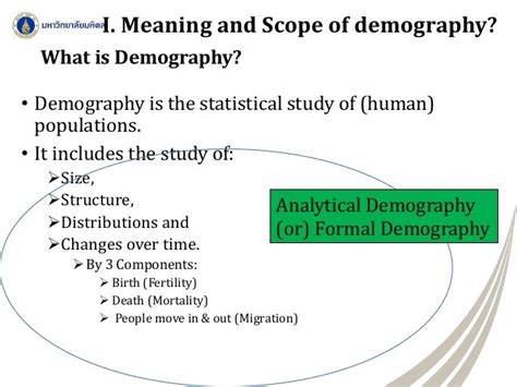 Session 1 Introduction Of Demography As Of 3 1 2017