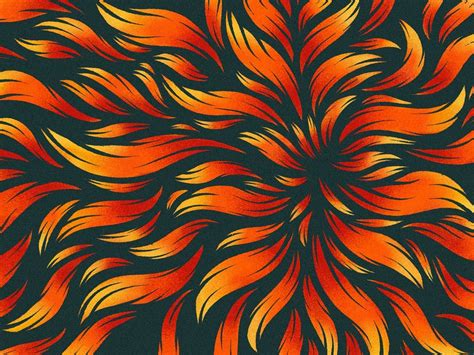 Fire Pattern Thingy Fire Art Flame Art Fire Painting