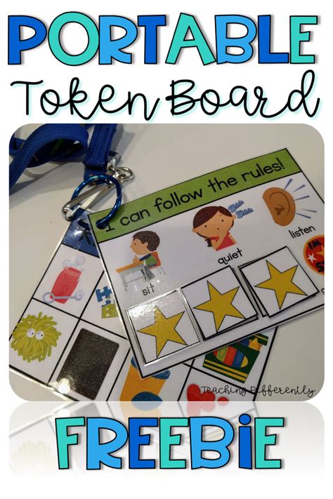 Portable Token Board Classroom Behavior Management Kindergarten