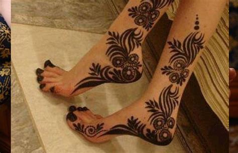20 Simple And Easy Mehndi Designs For Leg Cant Take Your Eyes Off