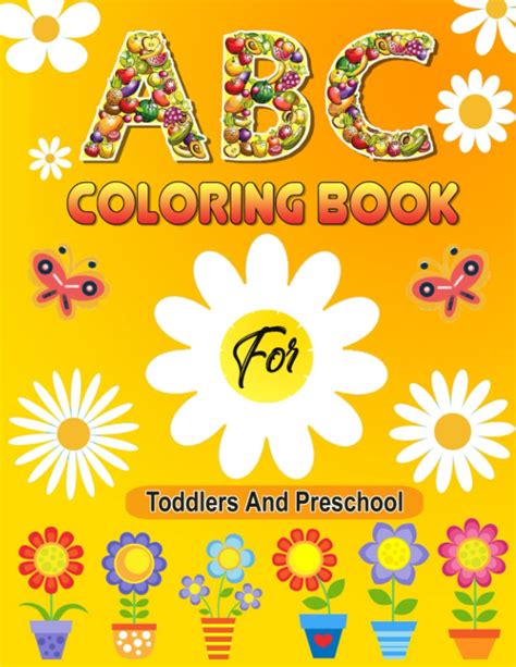 Buy Abc Coloring Book For Toddlers And Preschool Big Letter Tracing