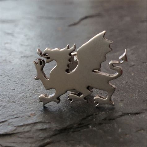 Welsh Dragon Lapel Pin King Arthur Dragon Tie Pin Tack Gargoyle Pin