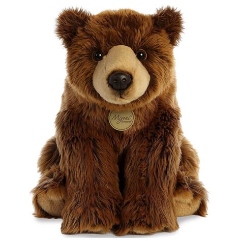 Aurora World Grizzly Bear Miyoni Plush Toy Product Sku U 183865