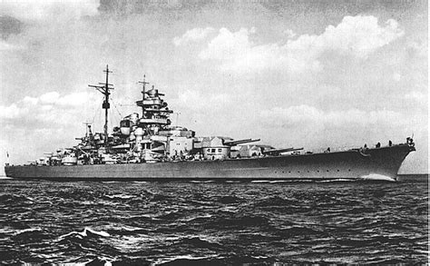 German Battleship Bismarck In World War Ii