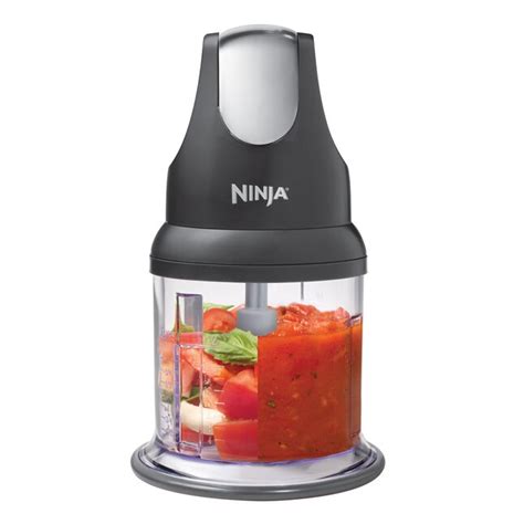 Ninja 3 Cups 200 Watt Gray Mini Food Chopper At