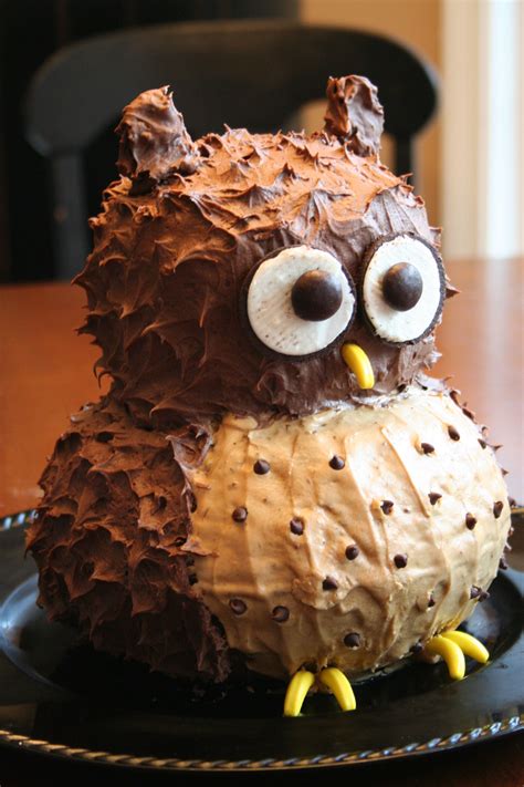 Owl Cake Relativetaste Animal Cakes Owl Cake Owl Cakes