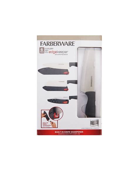 Farberware Edgekeeper 6 Pc Knife Set Macys