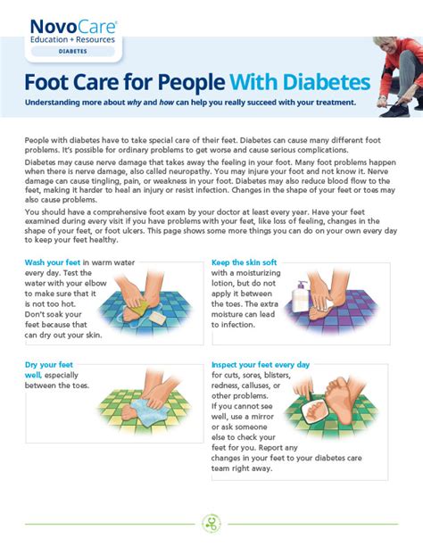 Foot Care For People With Diabetes Diabetes Education For Patients