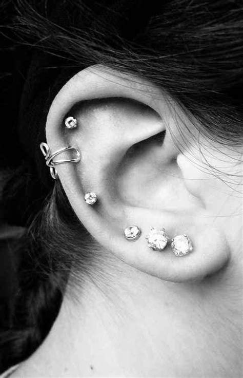 10 Unique And Beautiful Ear Piercing Ideas From Minimalist Studs To