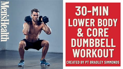 Minute Lower Body And Core Dumbbell Workout Mens Health Uk Youtube