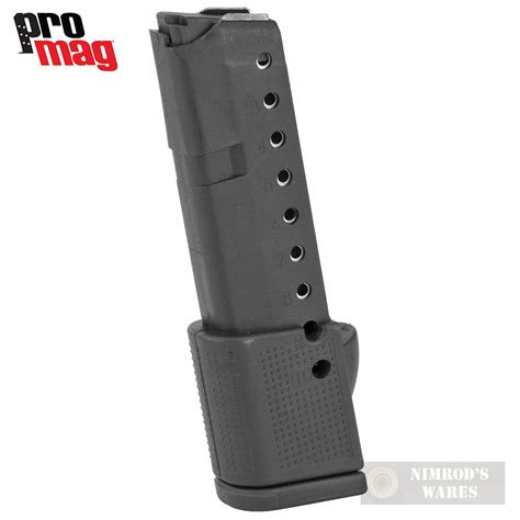 Promag Glock 42 G42 380acp 10 Round Magazine Polymer Glk11