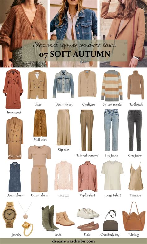 Soft Autumn Color Palette And Wardrobe Guide Dream Wardrobe Soft