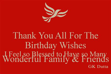 Thank You So Much For Your Wishes