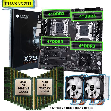 Huananzhi X79 16d Dual Cpu Motherboard 2 Processors Intel Xeon E5 2697