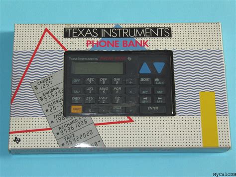 We are a global semiconductor company that designs, manufactures, tests and sells analog and embedded processing chips. MyCalcDB : Calculator Texas Instruments PHONE BANK aka TI-2400