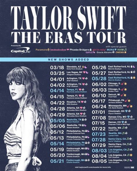 Taylor Swift Adds New Stadium Dates To The Eras Tour That Grape Juice