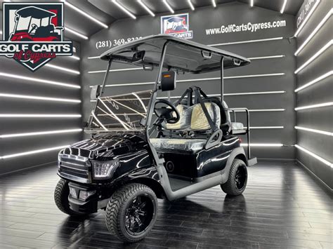 2021 Electric Trojan Ev Black Non Lifted Alpha Body Golf Carts Of Cypress