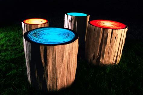 Tree Stump Lights Lights Lanterns And Chandeliers Pinterest