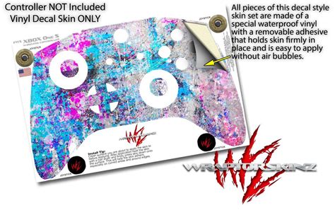 Xbox One X And One S Wireless Controller Skins Graffiti Splatter Uskins