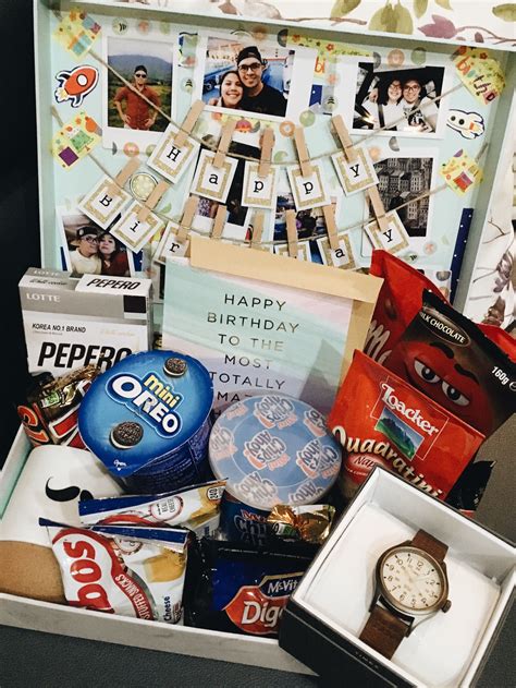 How to find the best birthday gift ideas for your boyfriend. Birthday Gift Box | Birthday gifts for boyfriend diy, Diy ...
