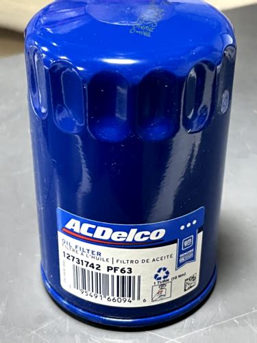 Acdelco 23 Pack Oem2011 2020 Buick Cadillac Chevy Gmc Oil Filter Pf63