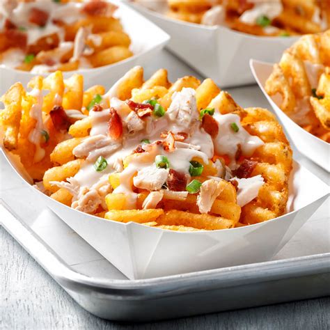 Chicken Bacon Loaded Lattice Fries Recipe Simplot Foods