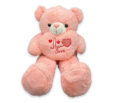 Toys And Beyond Mia Large Love Bear Teddy Bear Plush Toy Pink Makro